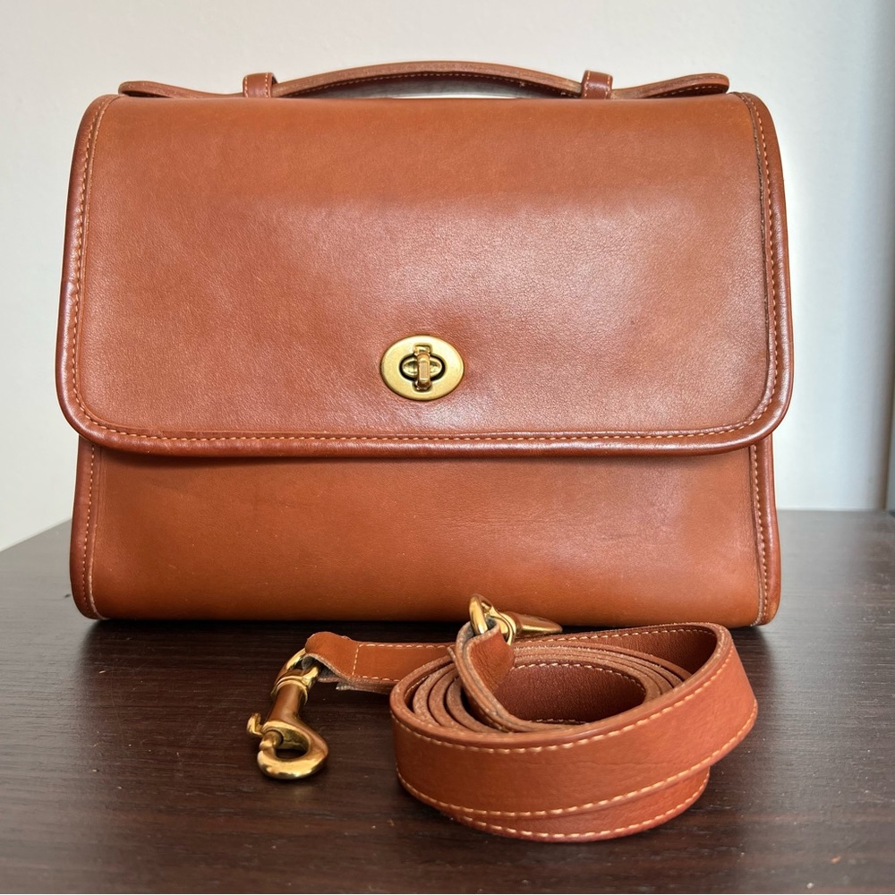 Vintage Coach Court 9870 British Tan USA